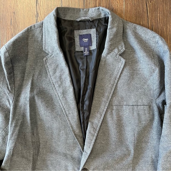 Men’s Gap grey lined blazer SZ XL - Picture 2 of 4